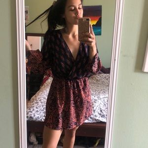 Unique summer dress with cut out back